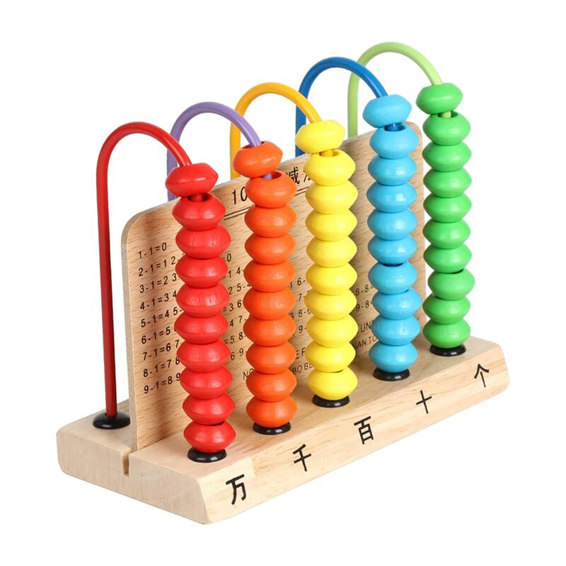 Klasyczna drewniana edukacyjna zabawka do liczenia liczydełka zabawka edukacyjna dla dzieci