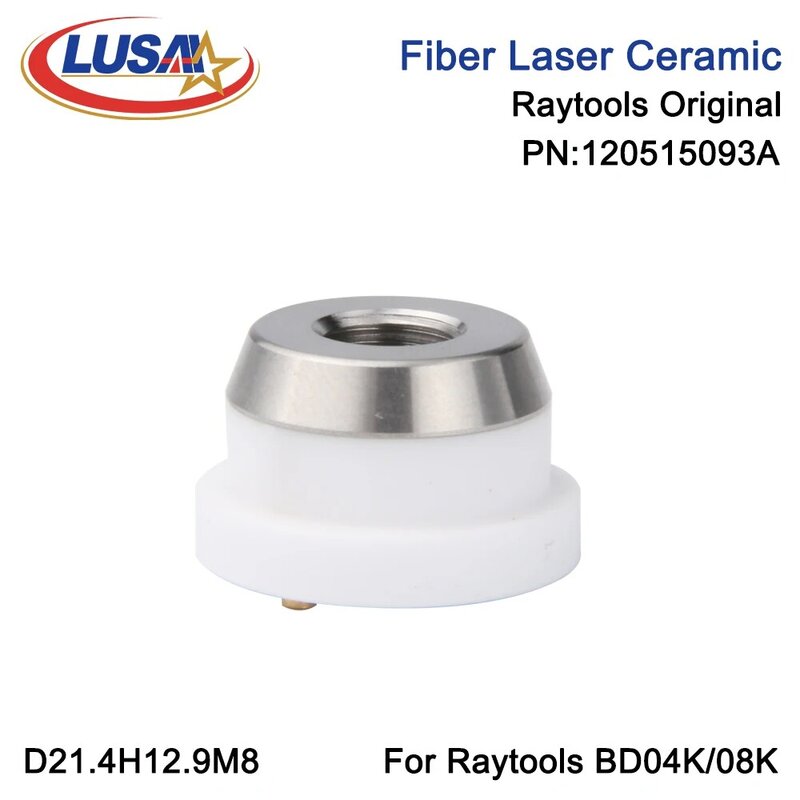LUSAI Raytools Original Laser Ceramic 120515093A Dia.21.4mm M8 Nozzle Holder For Raytools 3D Fiber Laser Cutting Head BD04K