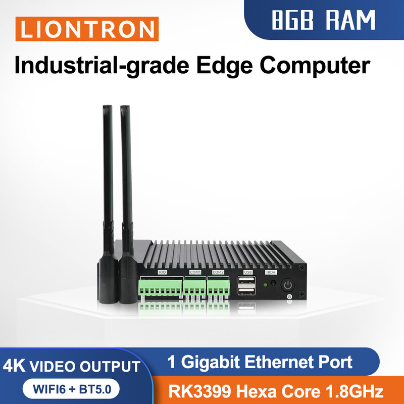 Liontron Rk3399ทีวีคอมพิวเตอร์ขนาดเล็กระบบแอนดรอยด์/ลินุกซ์สำหรับดิจิตอล sinage และตู้โชว์4K จอแสดงผล PC พาณิชย์