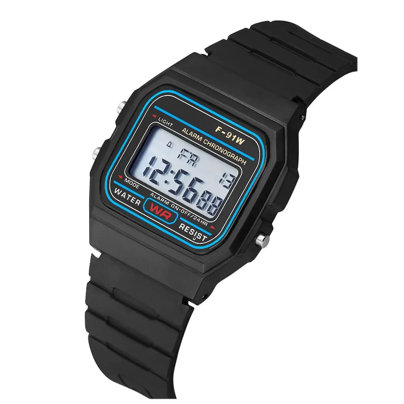Reloj Digital deportivo para hombre y mujer, pulsera electrónica con pantalla LED, color dorado, plateado y negro, estilo militar y Vintage, ideal para regalo