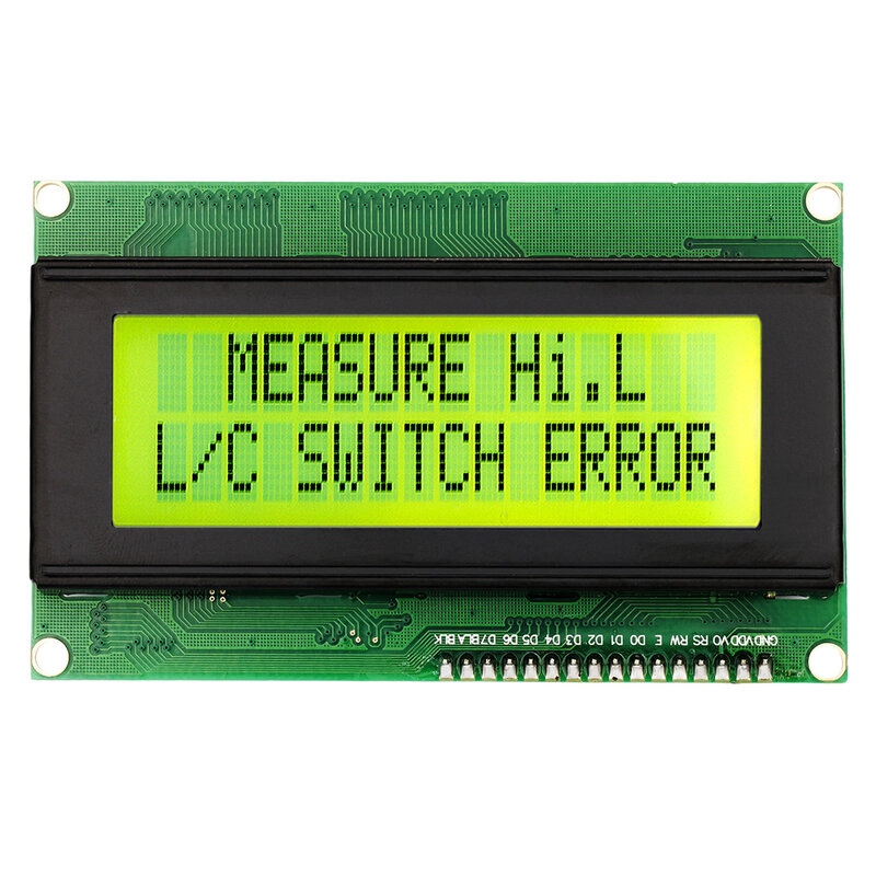 LCD2004 + I2C โมดูลจอแสดงผล LCD 20x4 HD44780 2004A จอ LCD iic/ I2C อนุกรมสายเชื่อมต่อฟ้า/เขียวสำหรับ Arduino