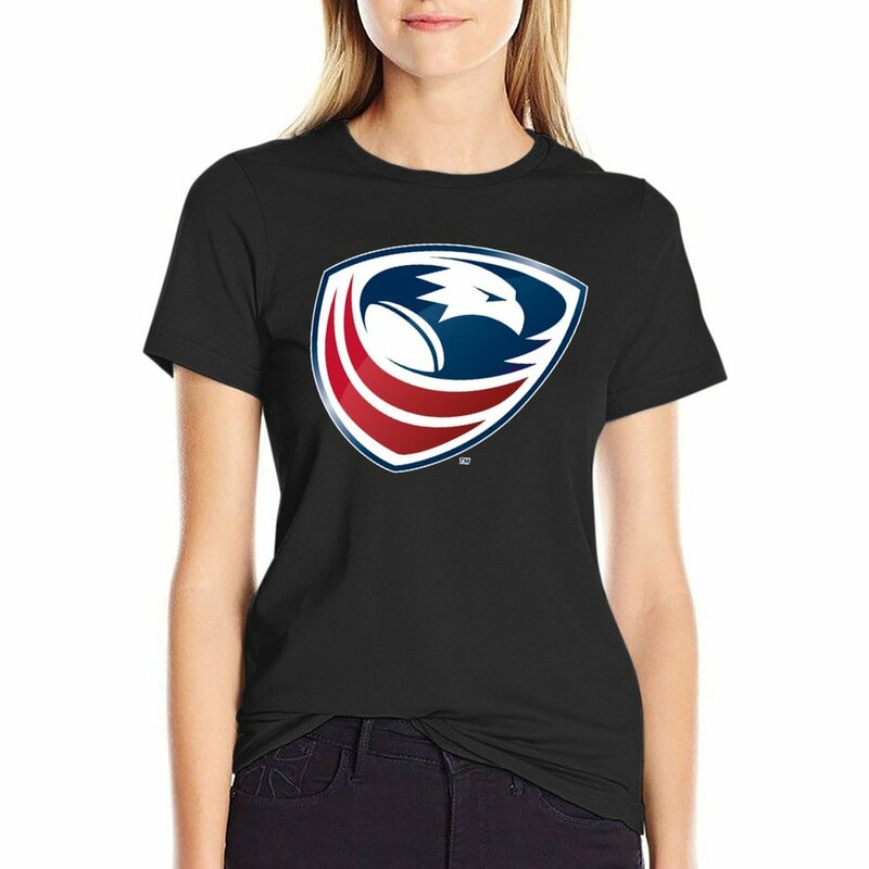 Usa Rugby T-Shirt Vrouwelijke Graphics Shirts Grafische T-Shirts Nieuwe Editie T-Shirts Voor Vrouwen