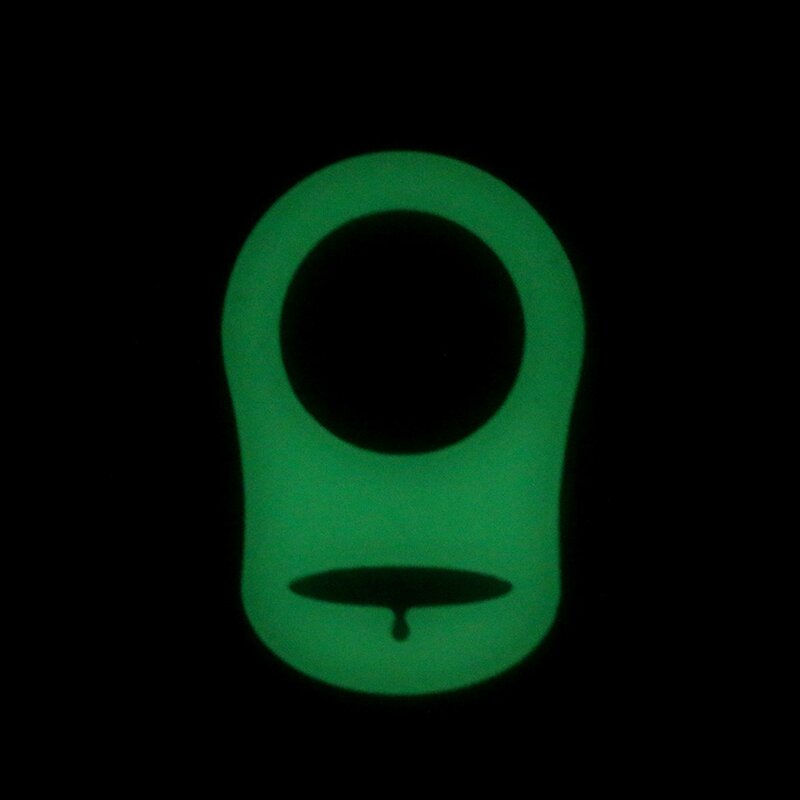 5 шт. светящаяся силиконовая соска-пустышка, держатель для пустышки, зажим, переходные кольца