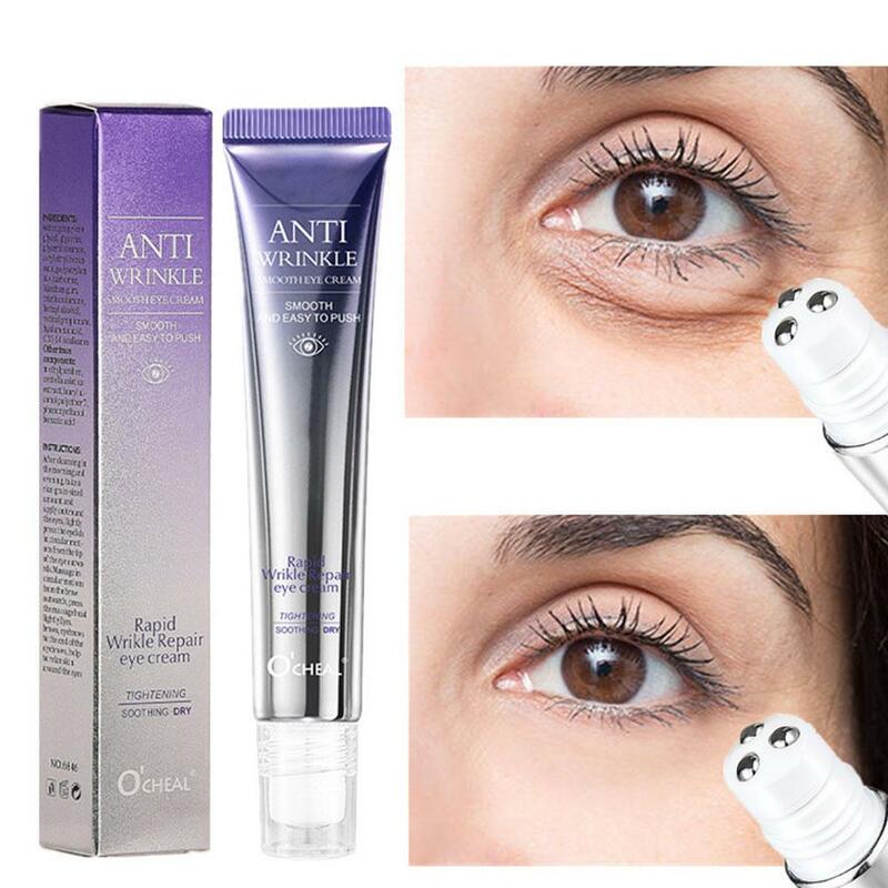 Rollerball Eye Anti-Wrinkle Cream Moisturizing Hydrating Lighten Eye Bags Firmness Eye Lines Massage Eye Nourishing Eye Essence