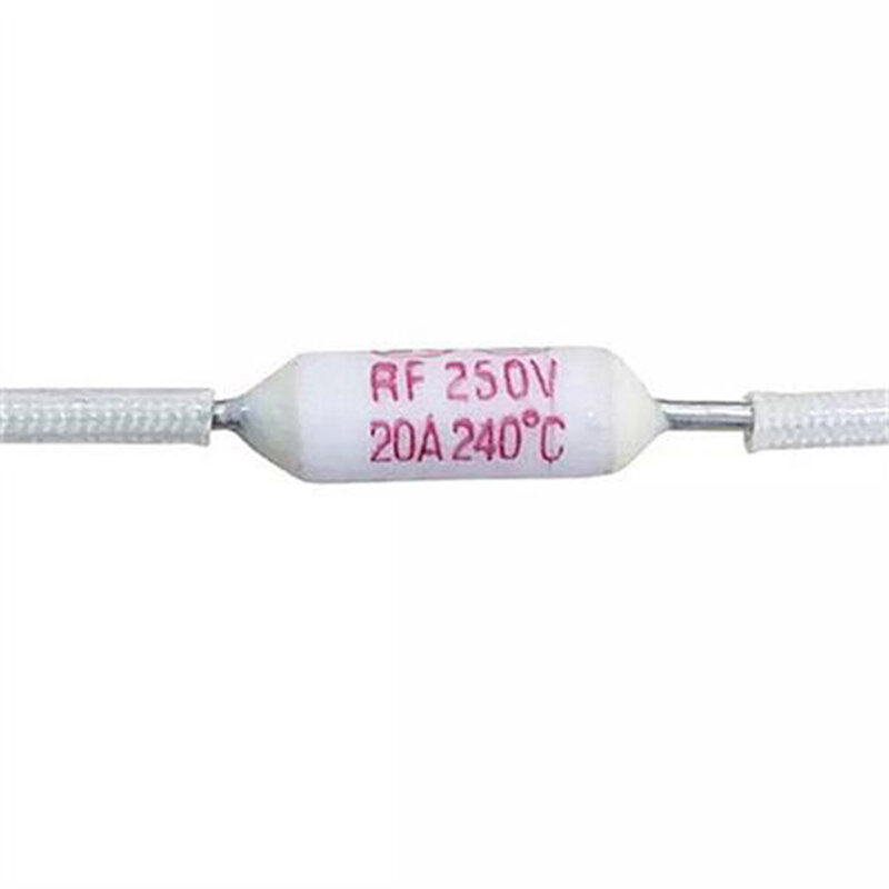 5 teile/los RF 250V 10A Keramik temperatur sicherung 130/155/165/185/200 Centidegree 5/9/16/20/24/25cm länge