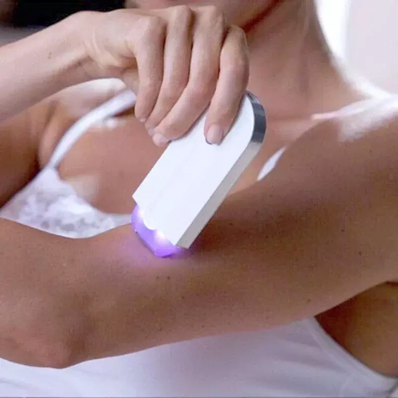 Elektrischer Enthaarung apparat Finishing Touch Mini wiederauf ladbar entfernt schmerzlose Körper gesichts behandlung