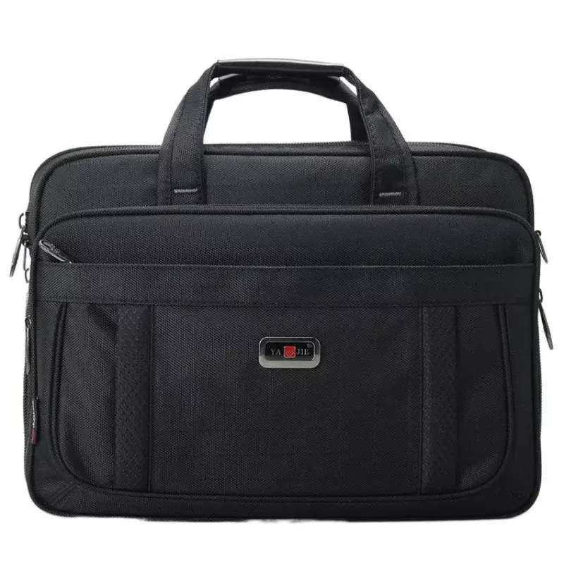 Hoge Kwaliteit Oxford Heren Aktetas Grote Capaciteit Handtas 15.6 Inch Laptop Tas Multifunctionele Mannelijke Schouder Messenger Bag