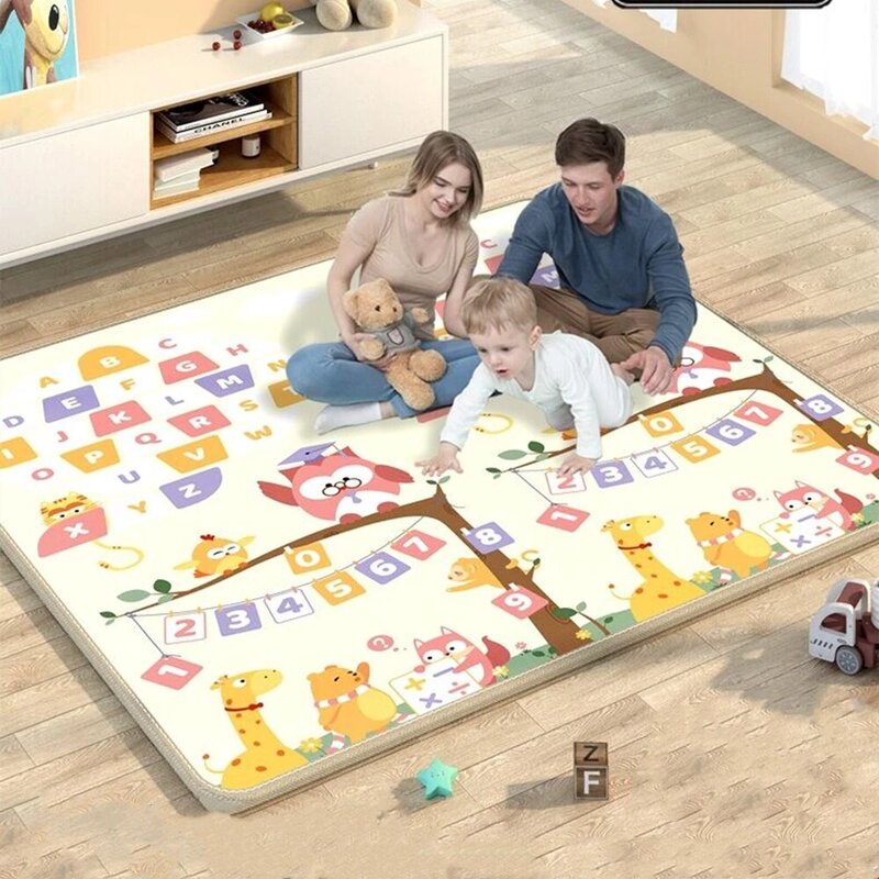 XPE – tapis de jeu épais 0.5cm/1cm pour bébé, ensemble de jouets pour enfants, tapis de développement pour chambre de bébé, tapis rampant, cadeau