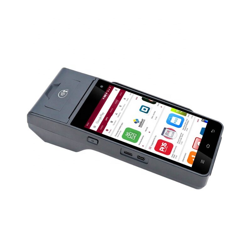 ZCS เทอร์มินัลระบบ PDA แบบมือถือแอนดรอยด์ Z90 POS 4G Z90การสนับสนุนการ์ด NFC สำหรับร้านอาหาร