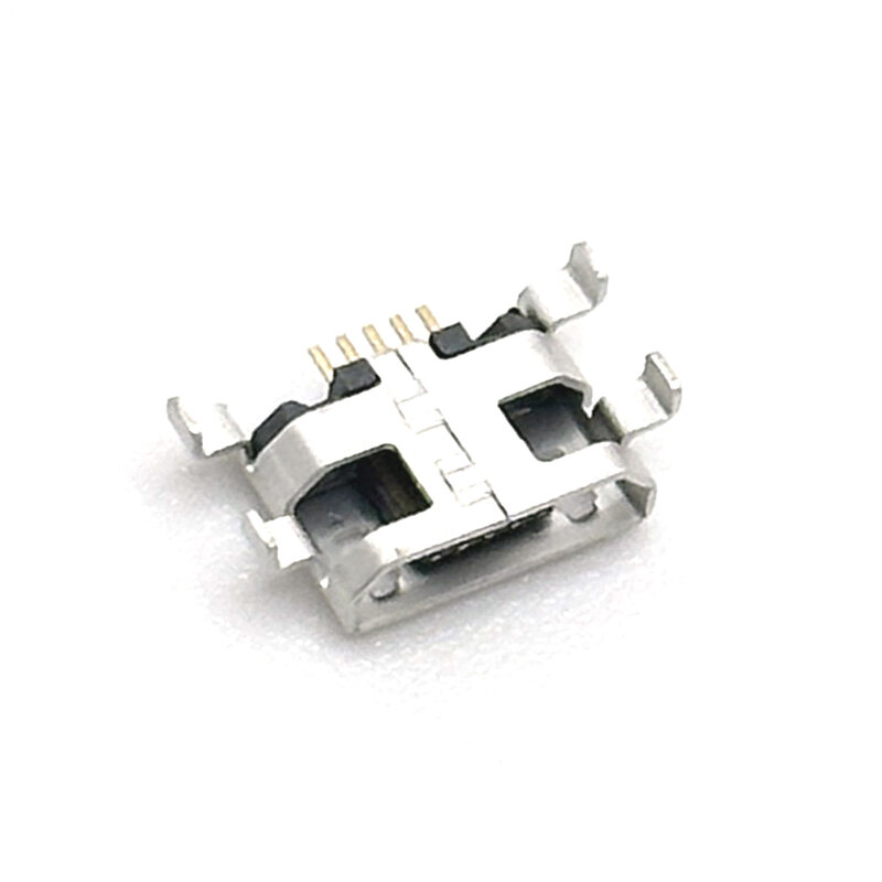Conector Micro USB para teléfono móvil, conector tipo B con orificio hembra, 5 pines, 0,8mm