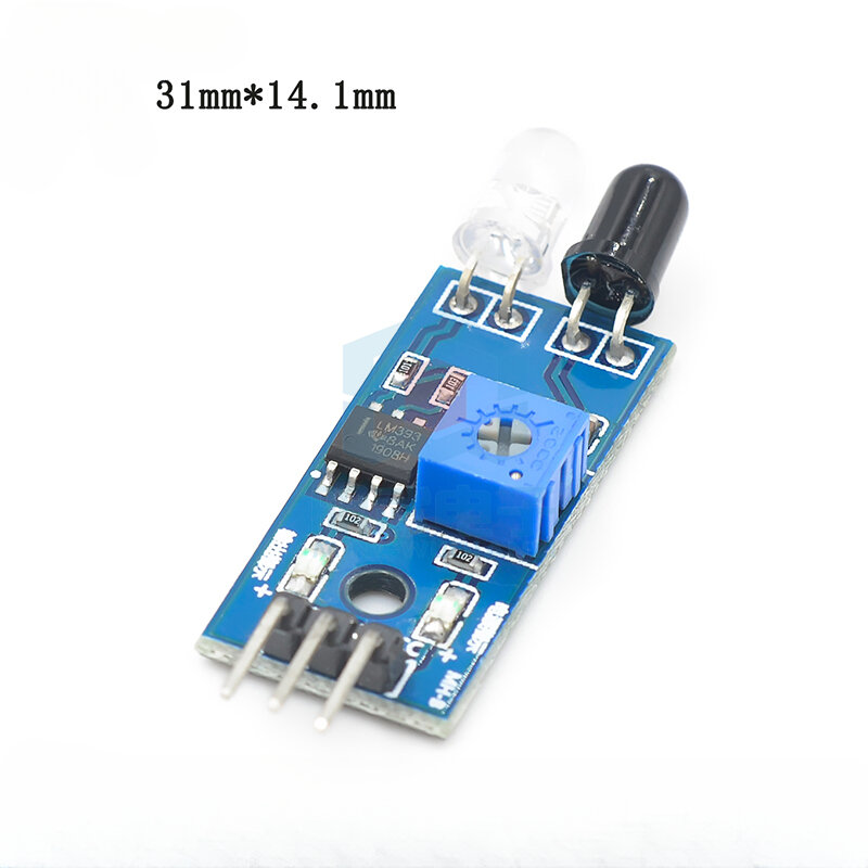 Smart Car Obstacle Avoidance Sensor Module Infrared Tube Module Photoelectric Reflection Sensor Tracking and Tracking