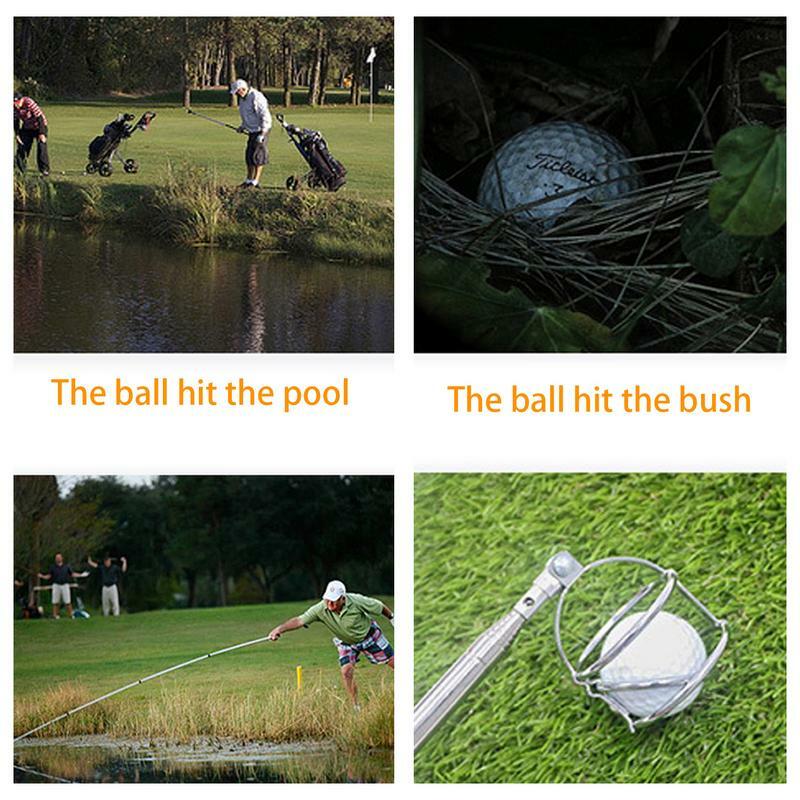 Golf Ball Grabber Tool Golf Ball Retriever Telescopic Telescopic Golf Ball Picker Stick Golf Tools For Men Golf Ball Catcher