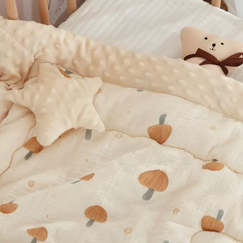 Neugeborenen Decke Baby Kleine Quilts Empfang Handtuch Atmungsaktive Infant Kinderwagen Abdeckung Herbst Winter Swaddles Wrap