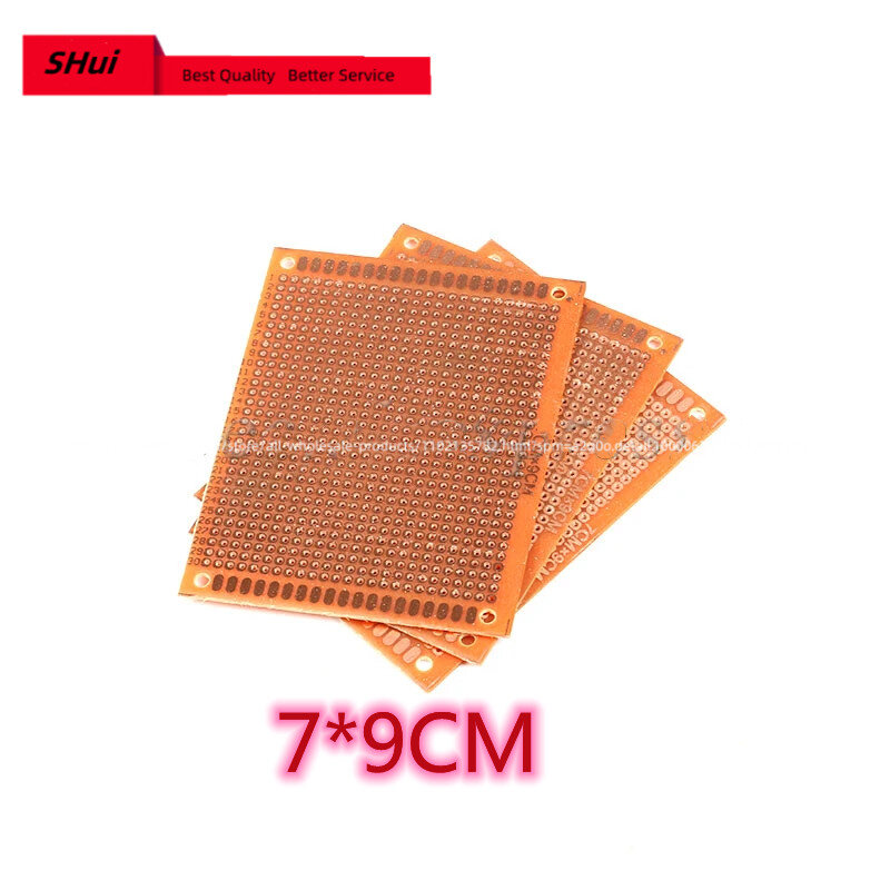 5pcs 7*9 7x9CM Single Side Prototype PCB Universal Board Experimental Bakelite Copper Plate Circuirt Board 70*90 70x90mm