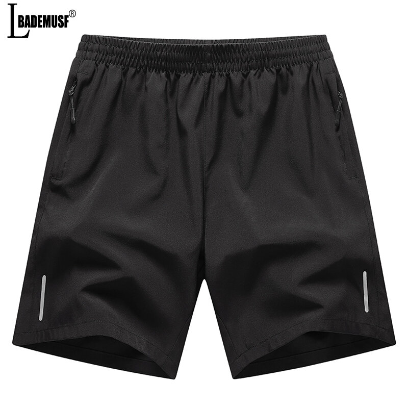 Summer Solid color Casual Shorts Men Breathable Beach New Comfort Fitness Sports Shorts Basketball Running Outdoors Shorts Men