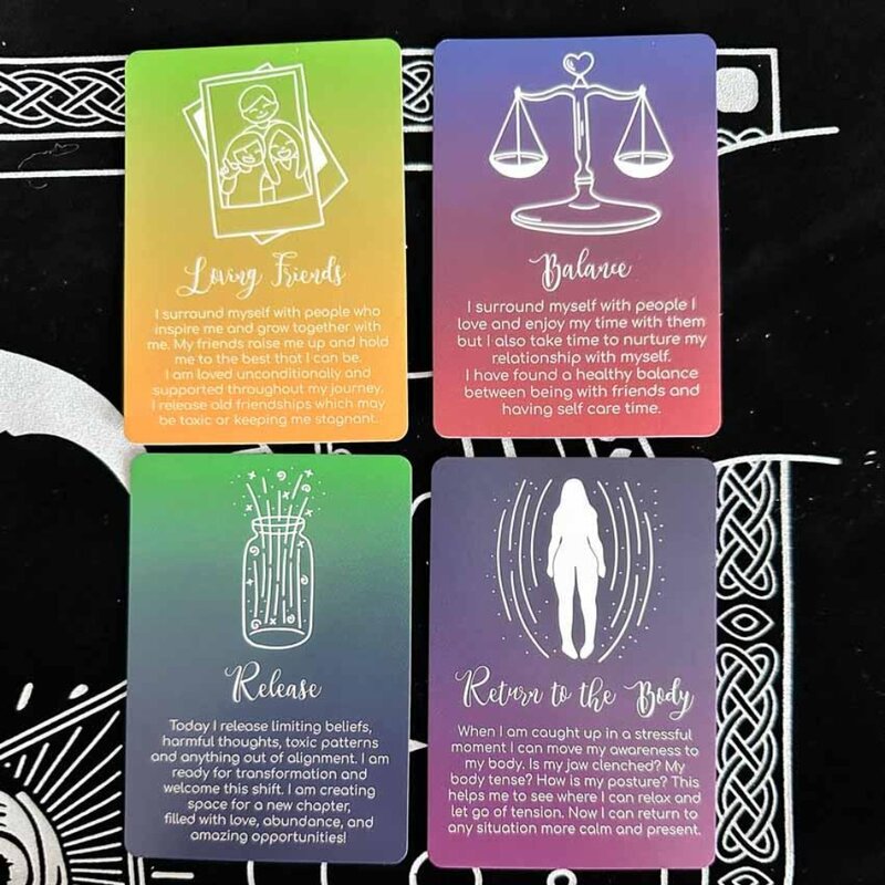 11cm X 6.5cm Mindful Messages Cards Deck Card Game No Manual