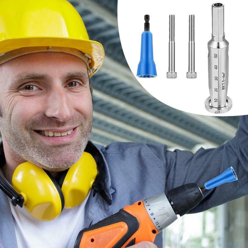 Electric Wire Twisting Power Professional Electrician Accessories Hand Tools Electric Wire Swivel Winding Connector Crimping