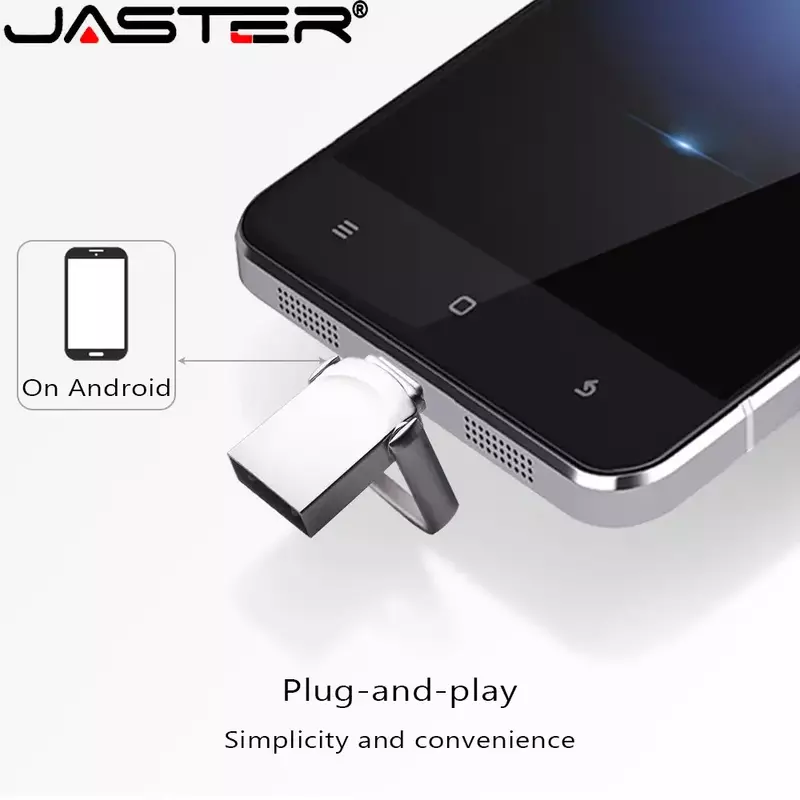 Jaster Metal Usb Flash Drive 128Gb Typec Geheugenstick 64Gb Mini Pen Drive 32Gb Draagbare Usb Stick 16Gb Gratis Custom Logo U Schijf