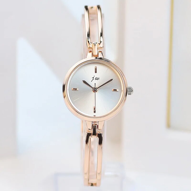ساعة يد كوارتز مستديرة بسيطة للنساء ، خفيفة ، فاخرة ، عالية ، طالب جامعي ، هدية للسيدات