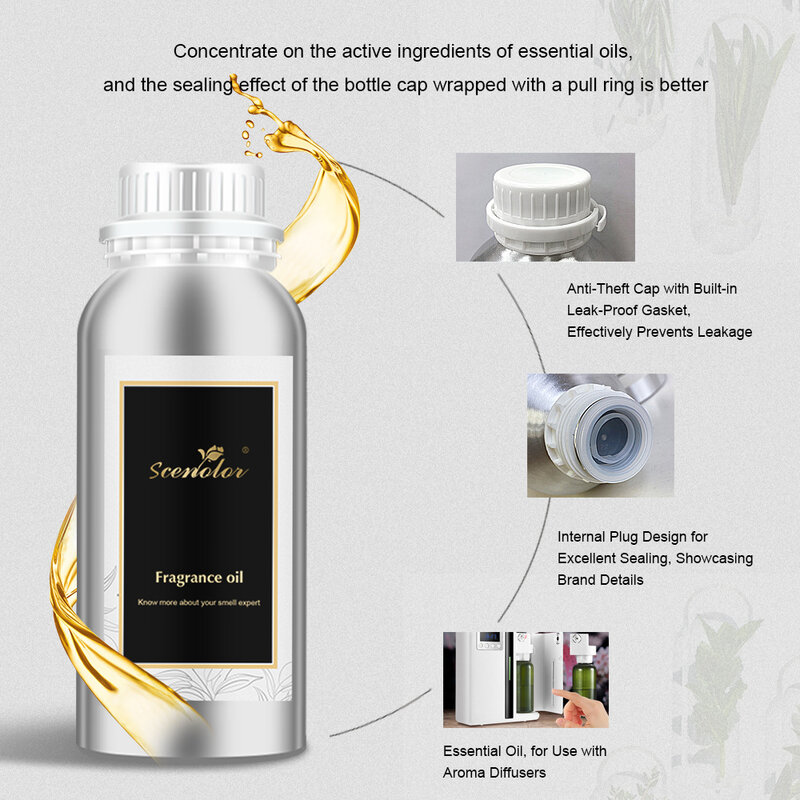Aceite Esencial aromático para Hotel, dispositivo aromático, Fragancia pura, olor eléctrico, 500ml
