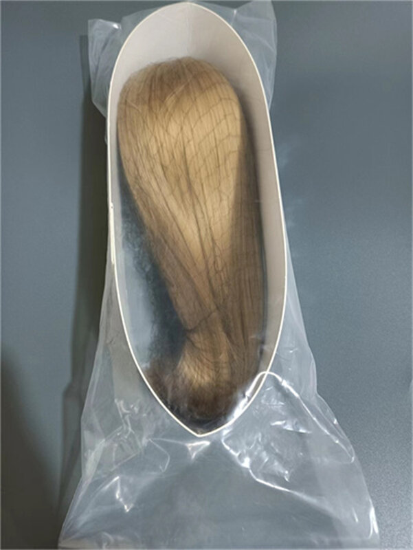 BJD – perruques en fil de lin brunes à haute température avec ruban, style européen, courtes et bouclées, poupée BJD SD, 1/3 1/4 1/6