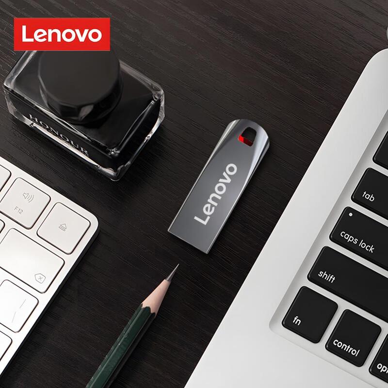 Lenovo Waterproof High Speed USB Stick, SSD portátil, Metal Pendrive, Memória de disco U, USB 3.0 Flash Drive, 2TB, 1TB, 512GB