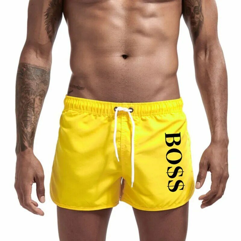 男性の水泳パンツ夏9色水着メンズ水着スイムショーツのセクシーなビーチショーツサーフ男性の服パンツ