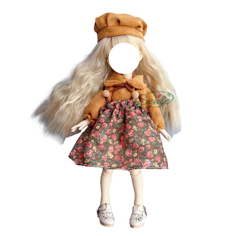 Ropa de uniforme Jk para muñeca Bjd, vestido artesanal, falda de muñeca, traje informal, calcetines, accesorios de juguete, 30 cm, 1/6