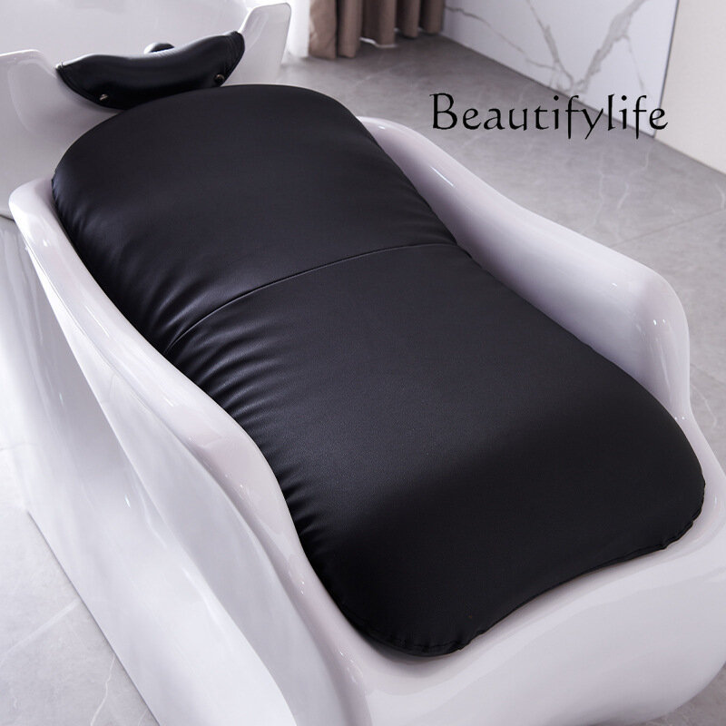 Hair Salon Lying Half Shampoo Chair Hair Salon Special Flush Massage Couch Ceramic Basin Salon Bed