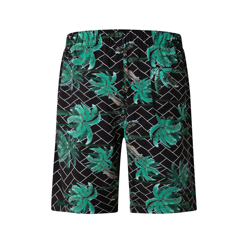 Moda Streetwear camicia hawaiana top manica corta + costume da bagno uomo pantaloncini da spiaggia abbigliamento estivo camicette da uomo abbigliamento Casual