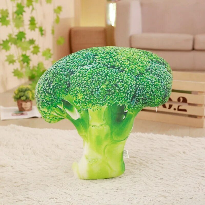 وسادة على شكل قطيفة للخضراوات محاكاة نباتات محشوة لطيفة وسادة على شكل دمية للأطفال دمى ناعمة كرتونية للديكور المنزلي
