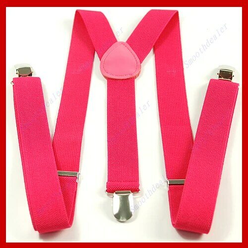 652F Dames unisex elastische Y-vormige bretels Verstelbare clip-on bretels voor heren