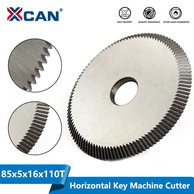 XCAN-cuchilla para máquina de corte de llaves 110T, piezas de repuesto para herramientas de cerrajero, hoja de sierra Circular, 80x5x16mm, 1 ud.