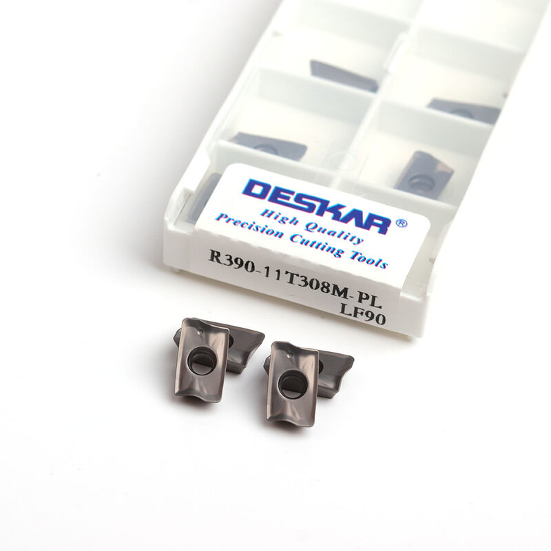 DESKAR R390-11T308-PM LF90 CNC 밀링 100% 원래 카바이드 인서트 선반 공구 커팅 밀 스테인레스 스틸 선반 도구
