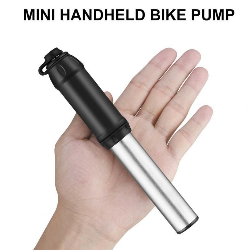 Mini Handheld Bicycle Tire Inflator Portable Metal Bike Pump Valve Universal Air Pump Tire Inflator Road Bike Accessories