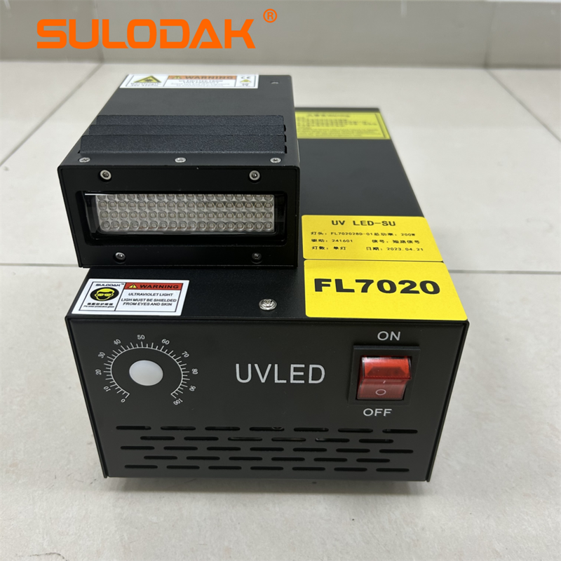 УФ светодиодная лампа для Epson R1390 R2000 R1900 L805 L800 L1800, печатающая головка для DX4 DX5 DX6 DX7 TX800 XP600, чернила 395nm, 2 шт./комплект, 70*20 мм