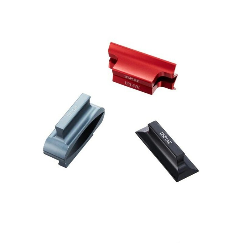 DSPIAE tableros de lijado en ángulo, tablero de lijado plano/ángulo recto/superficie curva, herramientas abrasivas de aleación de aluminio, Negro, Rojo, gris