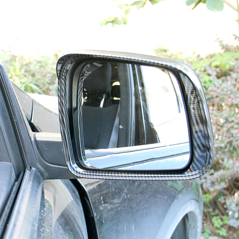Visière de rétroviseur de voiture en Fiber de carbone, 1 paire, accessoire de protection pour les sourcils, adapté à la Dodge Durango de 2011 à 2017, 2018, 2019, 2020, 2021