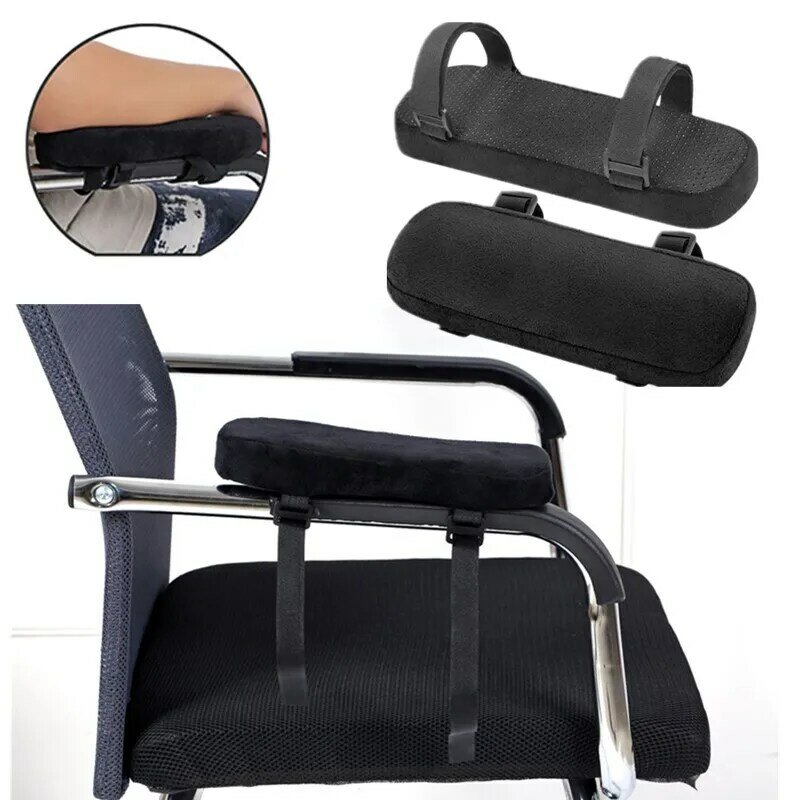 1Pcs Chair Armrest Pad  Office Chair Parts Memory Foam Comfy Arm Rest Cover For Elbows Armrest Pads Covers Foam Elbow Pillow