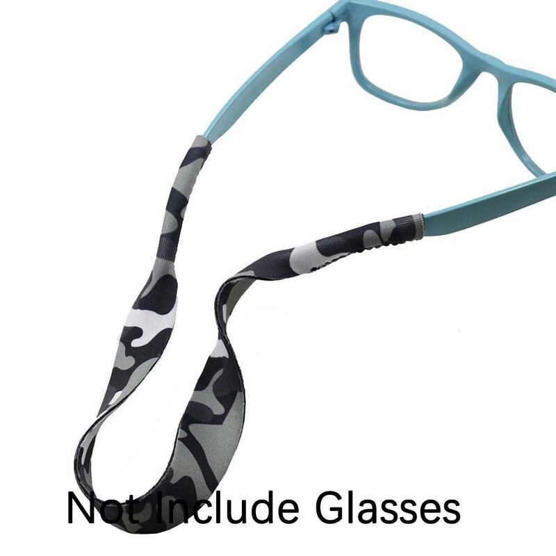 Anti-Slip High Elasticity Reading Sunglasses Camo Sport Eyeglasses Rope Glasses Lanyards Sunglasses Lanyard Glasses Snow Rope
