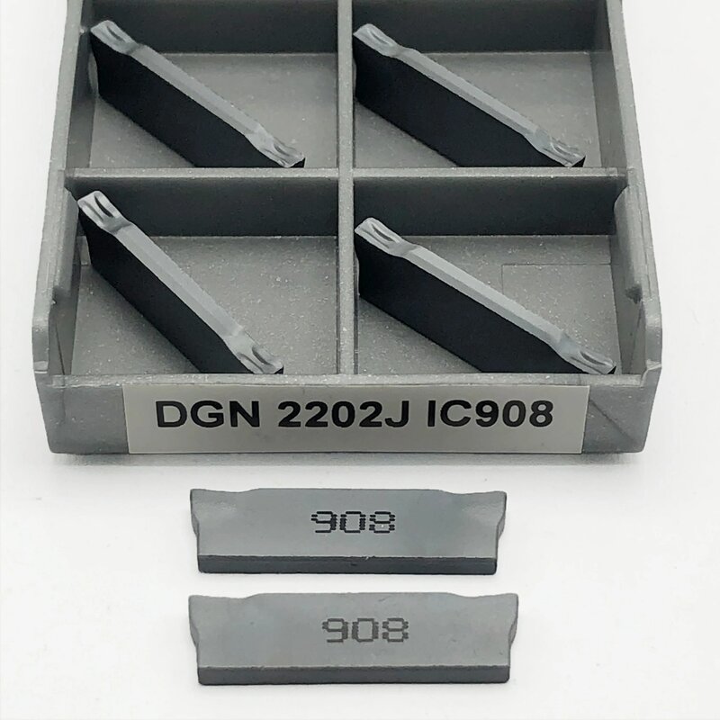 CNC超硬ドラ銀行インサート、溝工具、dgn2202j、ic908、dgn3102c、dgn2202c、ic908、dgn2202c、ic908