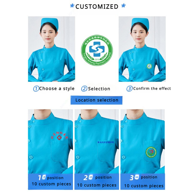 Clearance Scrubs Nursing Uniforms For Women Men Set Top and Pant  Navy Blue Poplin Thin Fabric Petite Tall OR Workwear S-3XL
