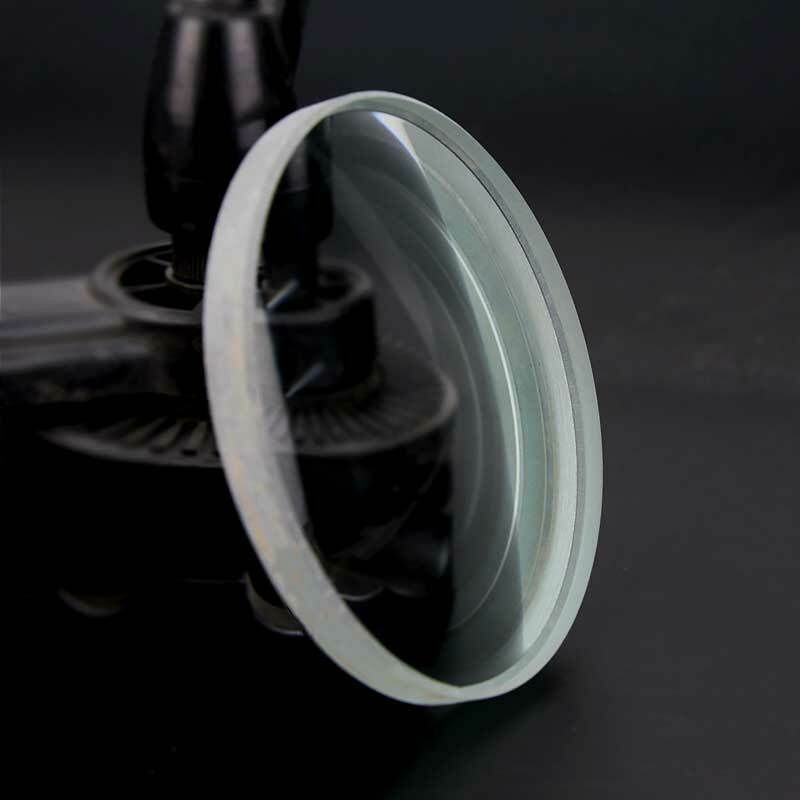 Lente de vidrio cóncavo doble de 100mm de diámetro, vidrio óptico grande, longitud Focal óptica-300mm, lente bicóncava
