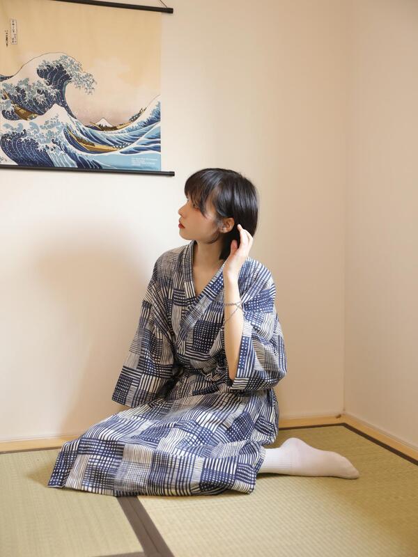 Japanische Kimono Robe Bademantel Frauen Frühling Herbst neuen Stil lässig japanische Pyjamas Damen Home Kleidung Frauen Kimono Robe
