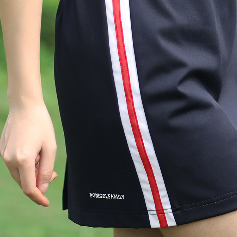 PGM-Pantalon de golf anti-brillance pour femme, jupe déformable, jupe courte, vêtements noués vers le haut, plaisir, tennis, sécurité, été, QZ061