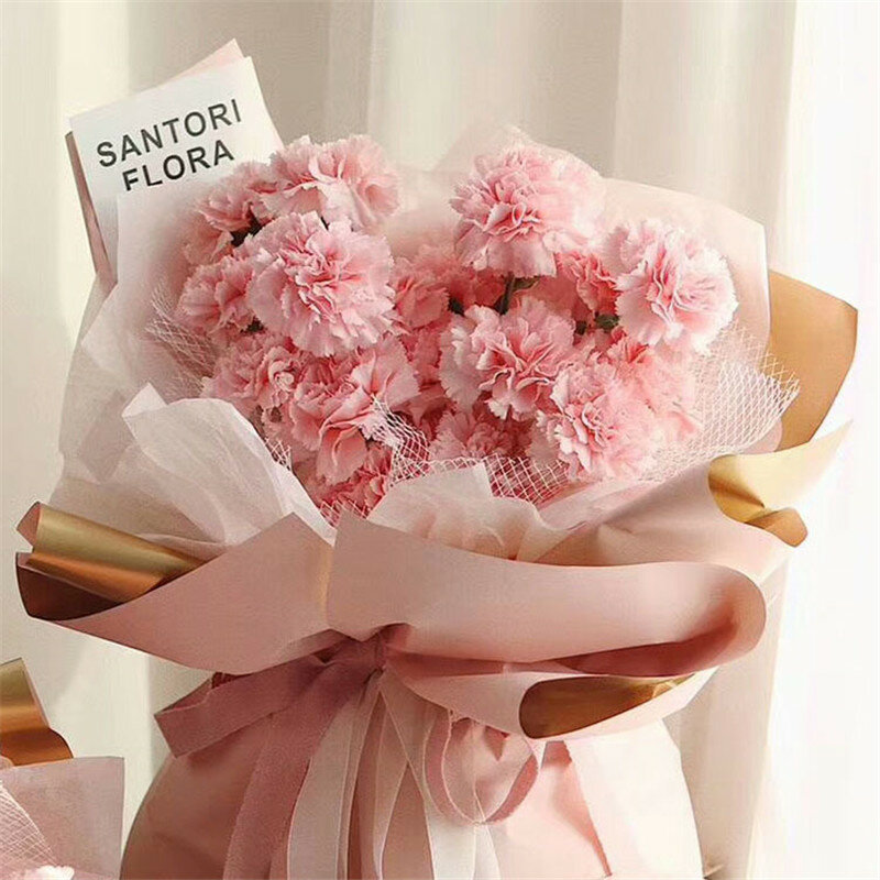 10 folhas/saco papel de seda flor 50*66cm, embalagem de presente decoração de casa festa de casamento festa de casamento diy, suprimentos de embalagem de presente
