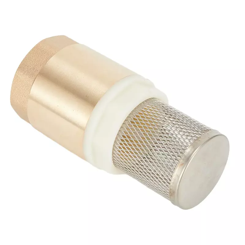 Brass Foot BSP Internal Thread Valve DN25 Check  Stainless Steel Suction Basket With Steel Strainer Filter For Water Pump