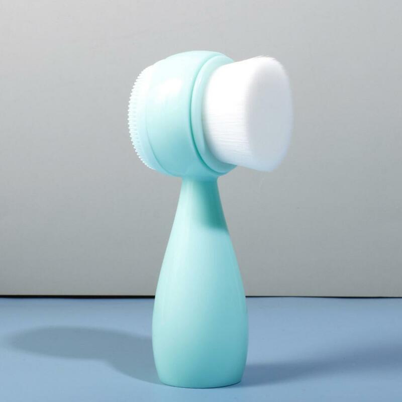 Multifunctional  Useful Face Scrubber Manual Face Brush Silicone Manual Face Brush Makeup Remover   Skin Care Tool