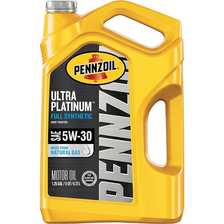 Pennzoil Ultra platynowy pełny syntetyczny olej silnikowy 5W-30 (5-Quart, pojedyncze opakowanie)