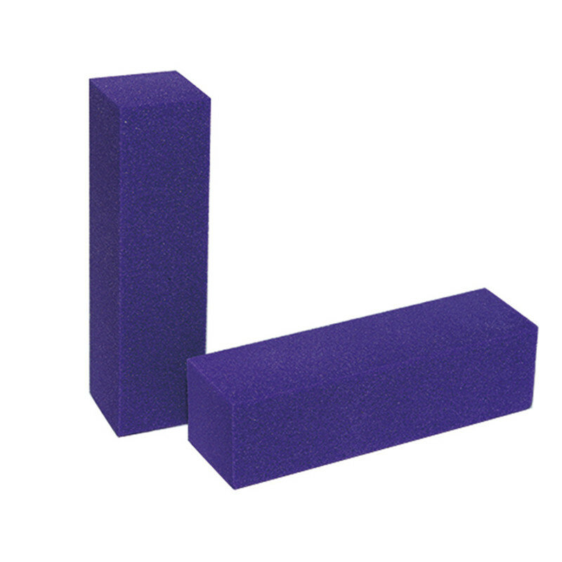 Hot Sale Purple 23*23mm Buffer Buffing Lixar Arte Nail Files Bloco Acrílico Nail Art Dicas Manicure Ferramentas Nail Buffer Block